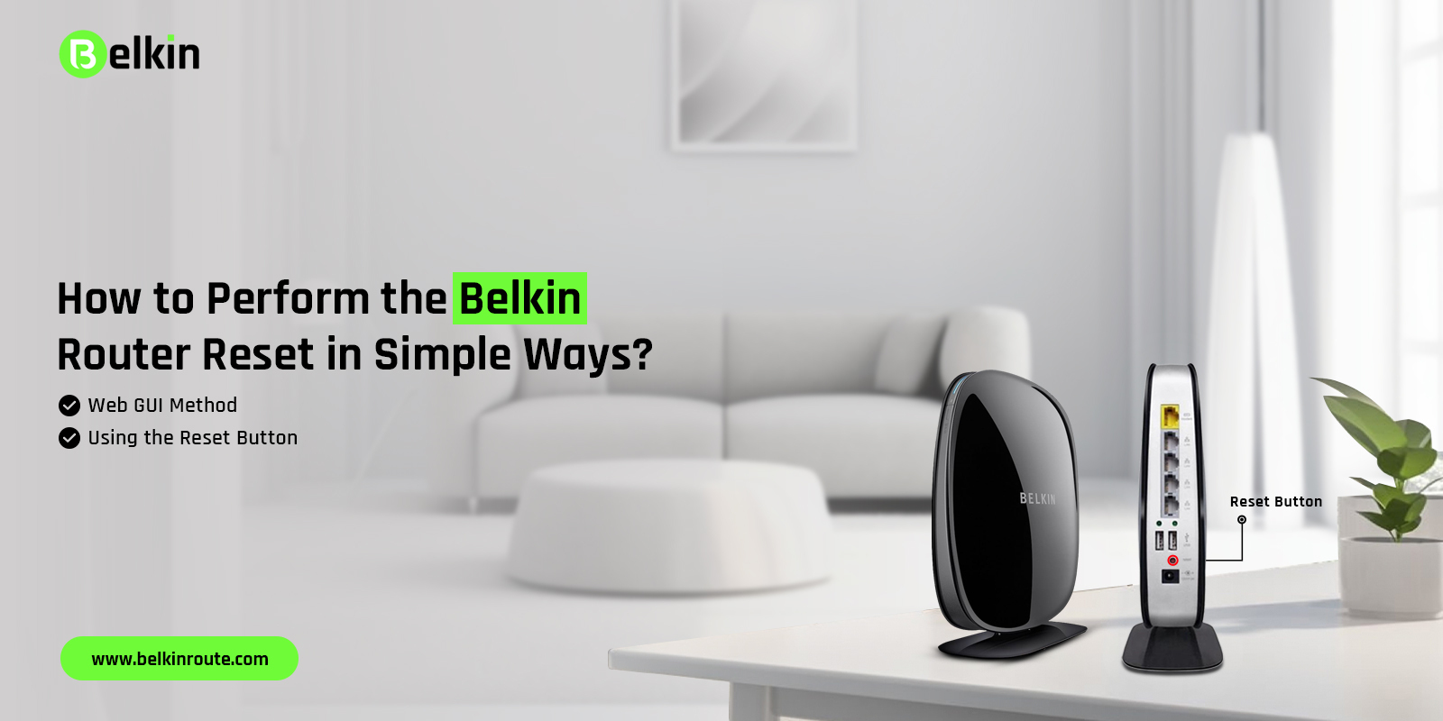 Belkin Router Reset